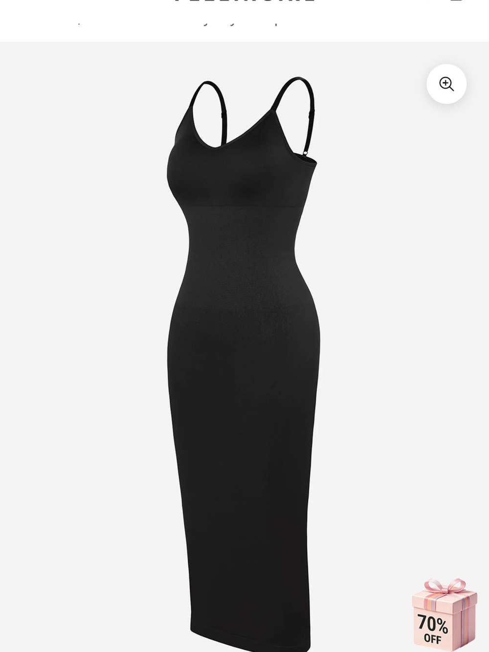 Elegant Black Maxi Bodycon Dress with Spaghetti Straps